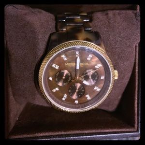 Women’s MK tortoise watch
